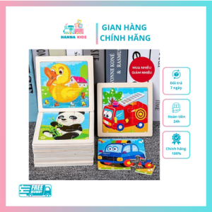 Đồ Chơi Xếp Hình Tranh Bằng Gỗ