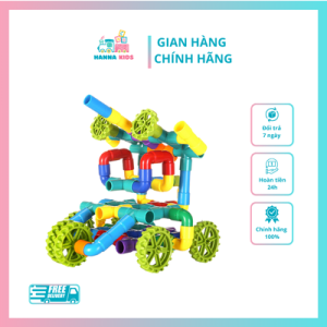 Đồ chơi lắp ráp ống nhựa 