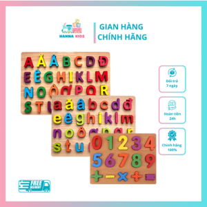 Đồ chơi giáo dục bảng chữ cái gỗ
