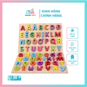 Đồ chơi giáo dục bảng chữ cái gỗ
