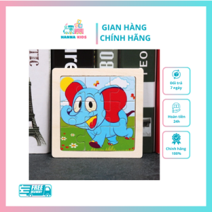 Đồ Chơi Xếp Hình Tranh Bằng Gỗ