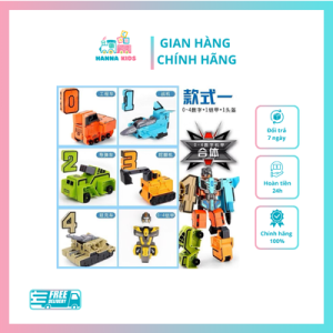 Đồ Chơi Lắp Ráp Robot Biến Hình Cho Bé